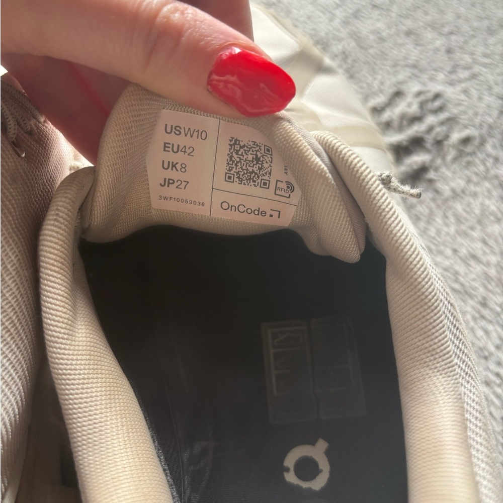 On Running Cloud 6 Waterproof Seashell (White) - image 8